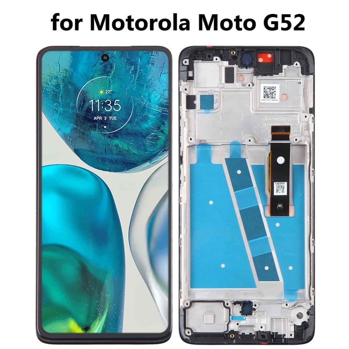 MOTO G52 Mobile Display LCD