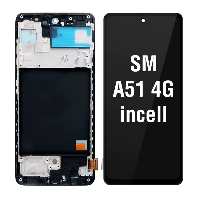 Samsung A51 4G INCELL Display LCD with Frame 