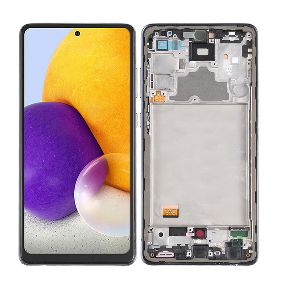 Samsung A72 OLED Display LCD with Frame 