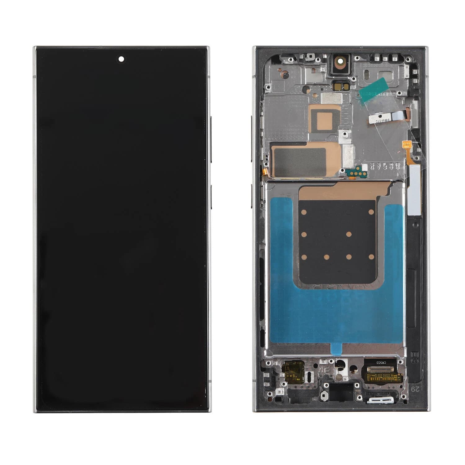 Samsung S24 Ultra Soft OLED touch Display LCD with Frame 