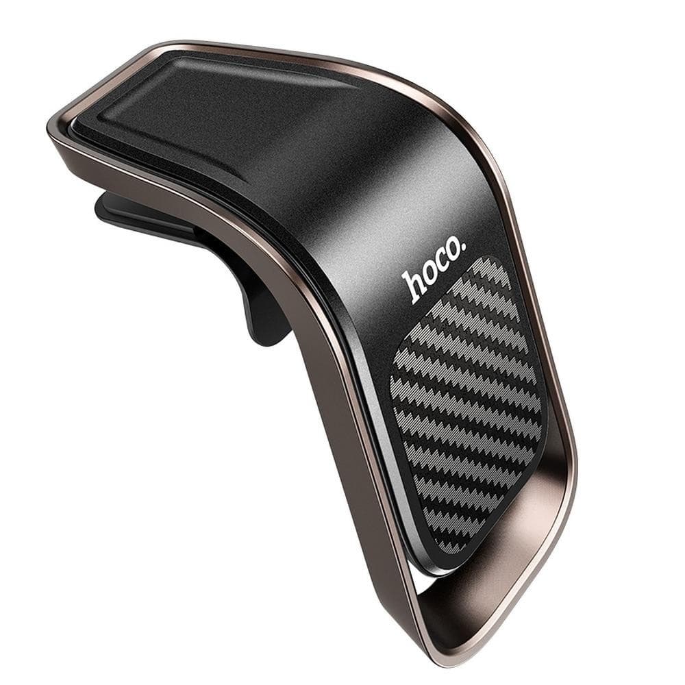 hoco CA74 Universe Air Outlet Magnetic Car Holder Black & Metal Gray