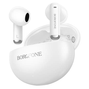 Borofone FQ12 Nice Semi-In-Ear TWS Bluetooth Headphones White