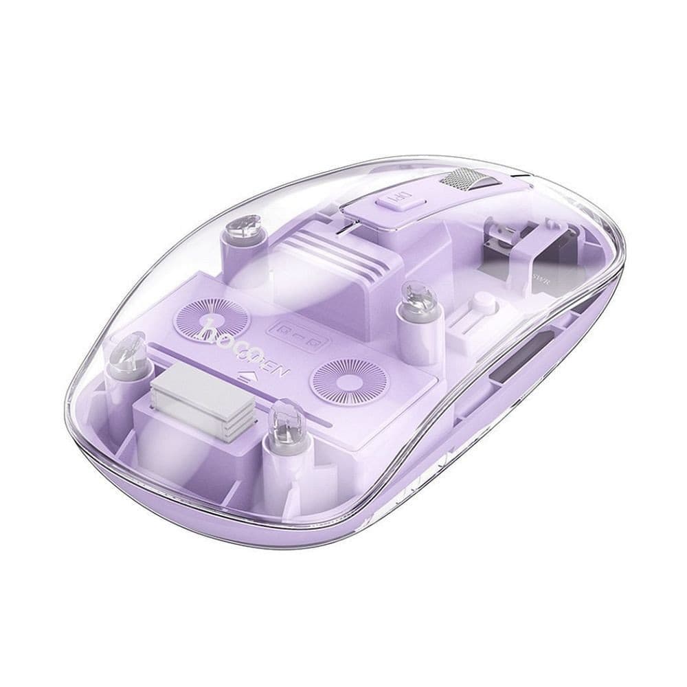 hoco GM29 Mysterious Dual-Mode Silent Wireless Mouse Crystals Romantic Purple