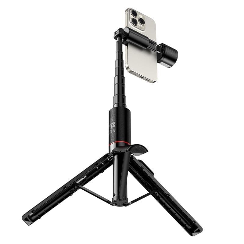 hoco K34 All-In-One Live Broadcast Holder with Fill Light and Tripod Black