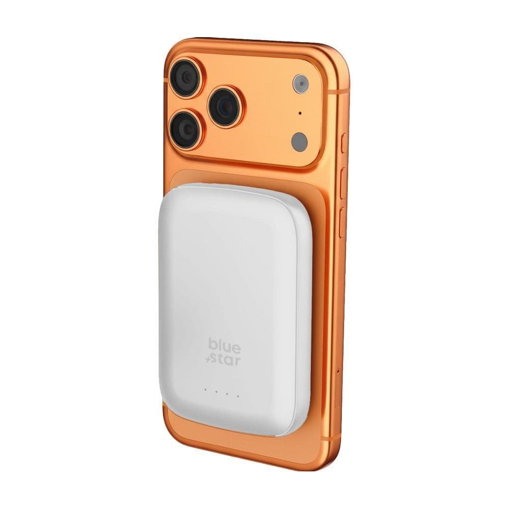 Blue Star Slim DG-P8 MagSafe-Compatible Power Bank 5000mAh White