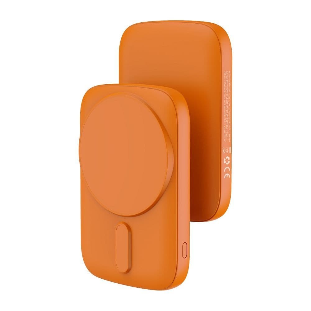 Blue Star Slim DG-P8 MagSafe-Compatible Power Bank 5000mAh Orange