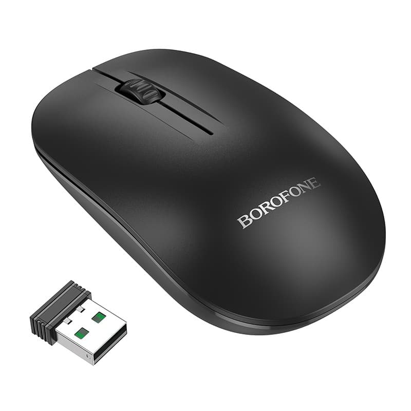 Borofone BG14 Planet 2.4G Wireless Mouse Black