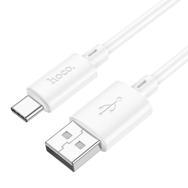 hoco X88 Gratified 3.0A USB-A to Type-C Data Cable 1 m White