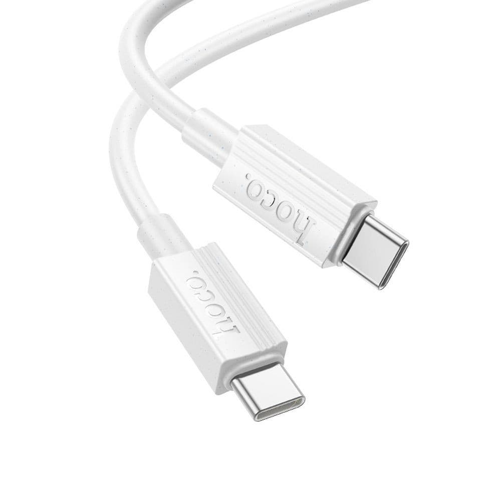 hoco X107 Favor 60W USB-C to USB-C Fast Charging Data Cable 1 m White