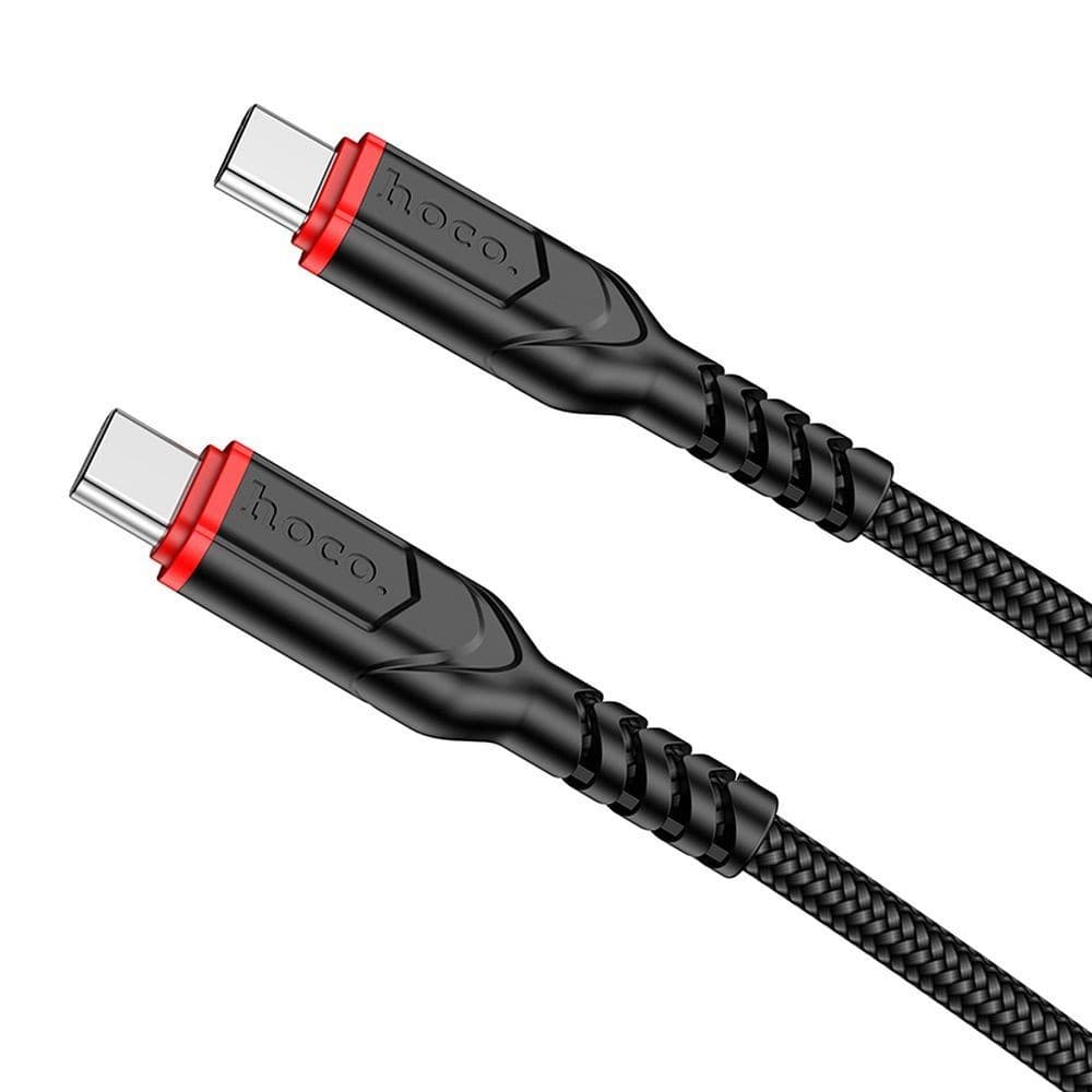 hoco X59 Victory 60W Charging Data Cable USB-C to USB-C 1m Black