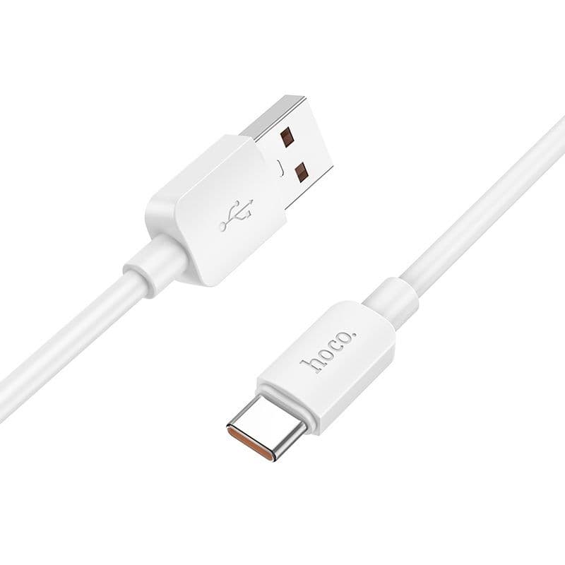 hoco X96 Hyper 100W USB-A to Type-C Fast Charging Data Cable 1 m White