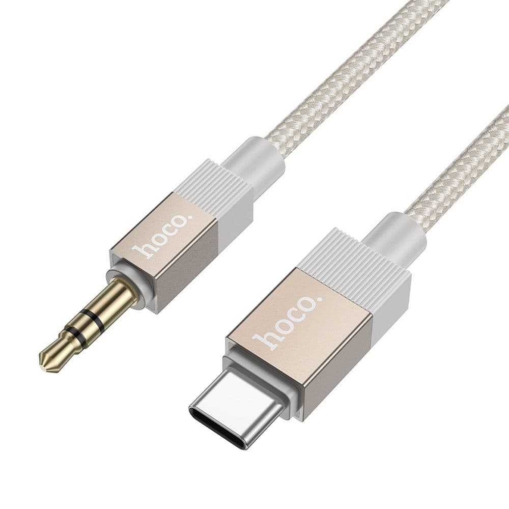 hoco UPA32B Clever USB-C to 3.5mm Male Audio Conversion Cable 1 m Gold