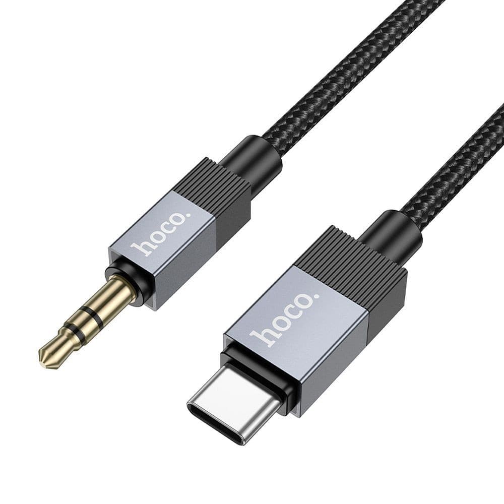 hoco UPA32B Clever USB-C to 3.5mm Male Audio Conversion Cable 1 m Black