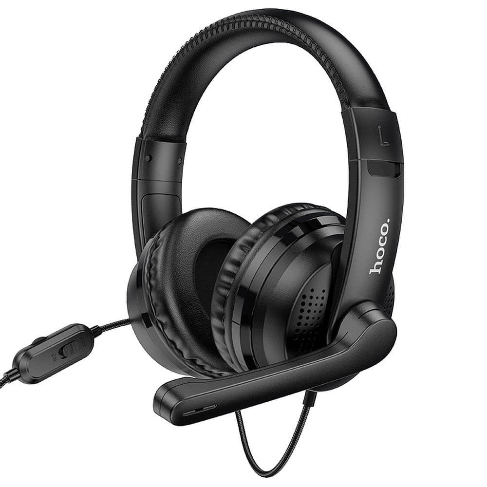 hoco W103 Magic Tour Wired Gaming Headphones with Microphone Black