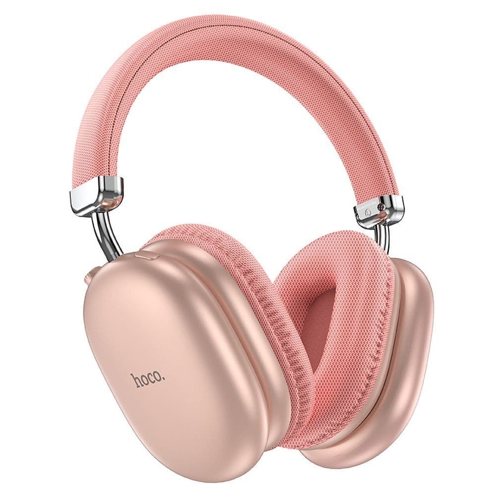 hoco W35 MAX Wireless Bluetooth Over-Ear Headphones Rose Pink