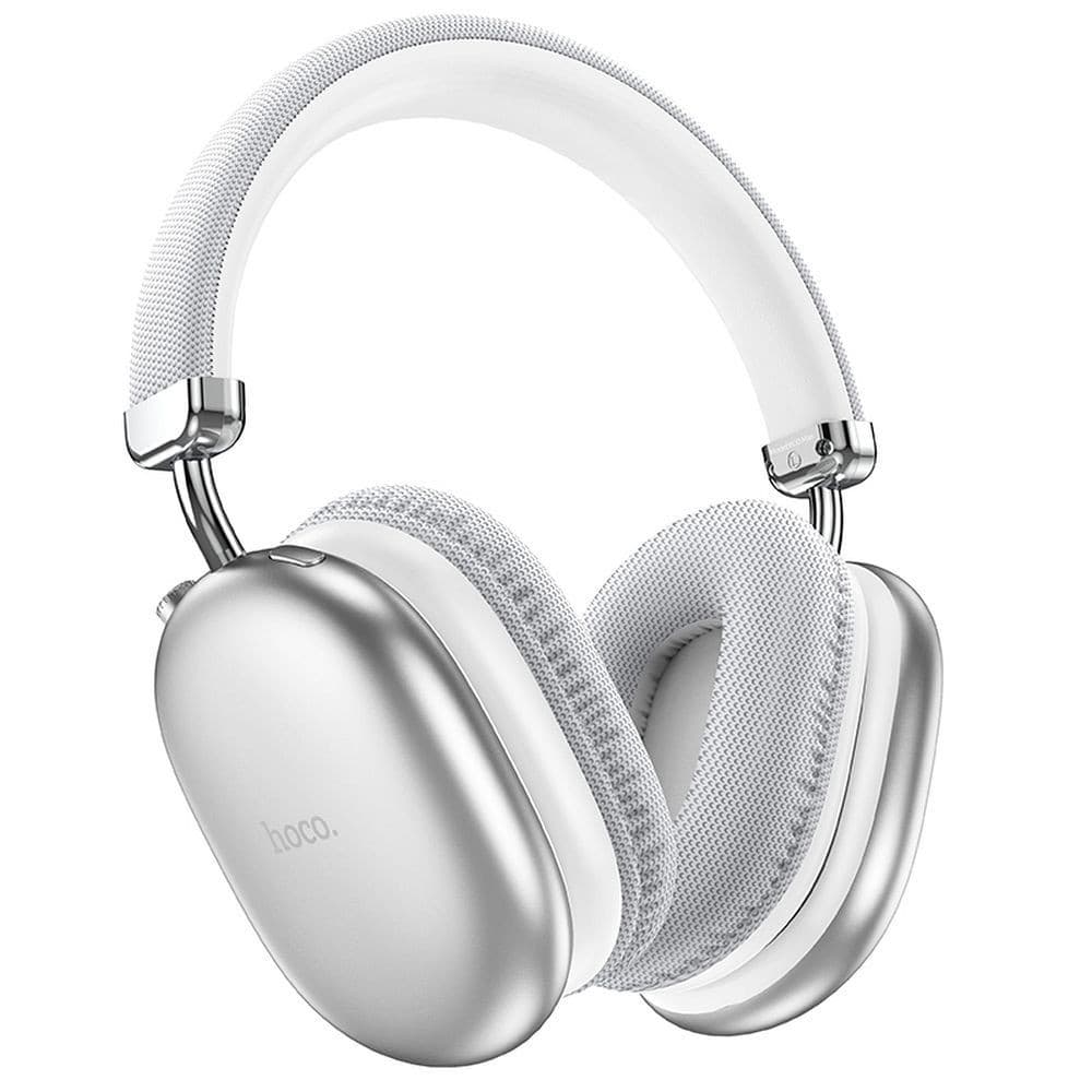 hoco W35 MAX Wireless Bluetooth Over-Ear Headphones Silver
