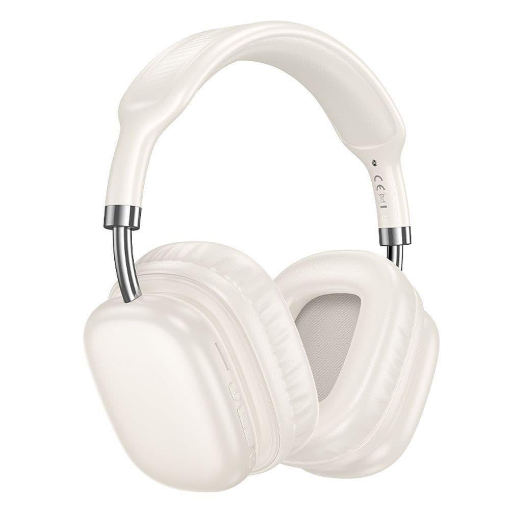 hoco W52 Excellent Sound Quality Wireless Bluetooth Over-Ear Headphones White