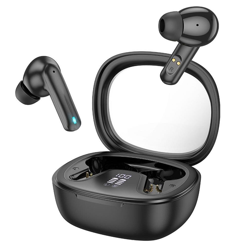 hoco EQ6 Visible Window TWS Bluetooth Headset Black