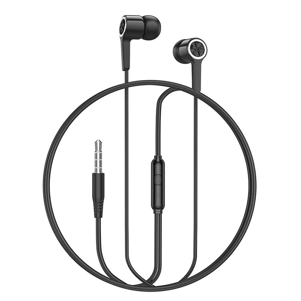 hoco M104 Gamble Universal Earphones with Mic Black