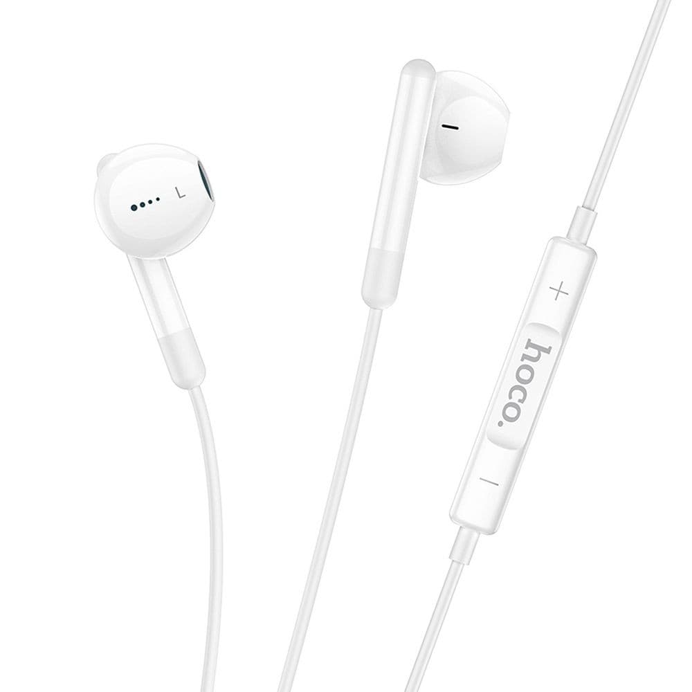 hoco M93 Joy USB-C Stereo Wire-Controlled Digital Earphones White