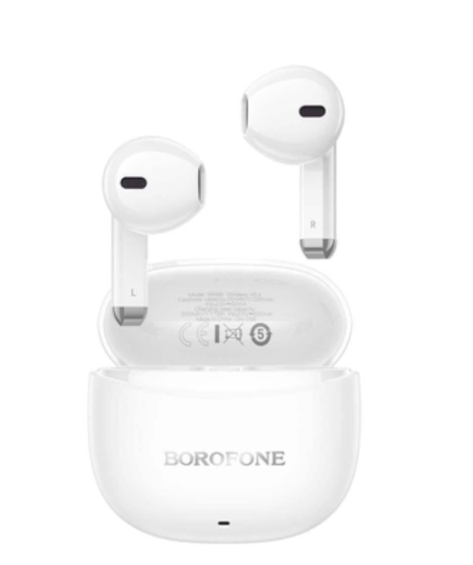Borofone BW88 Comfortable to Wear TWS Headset White