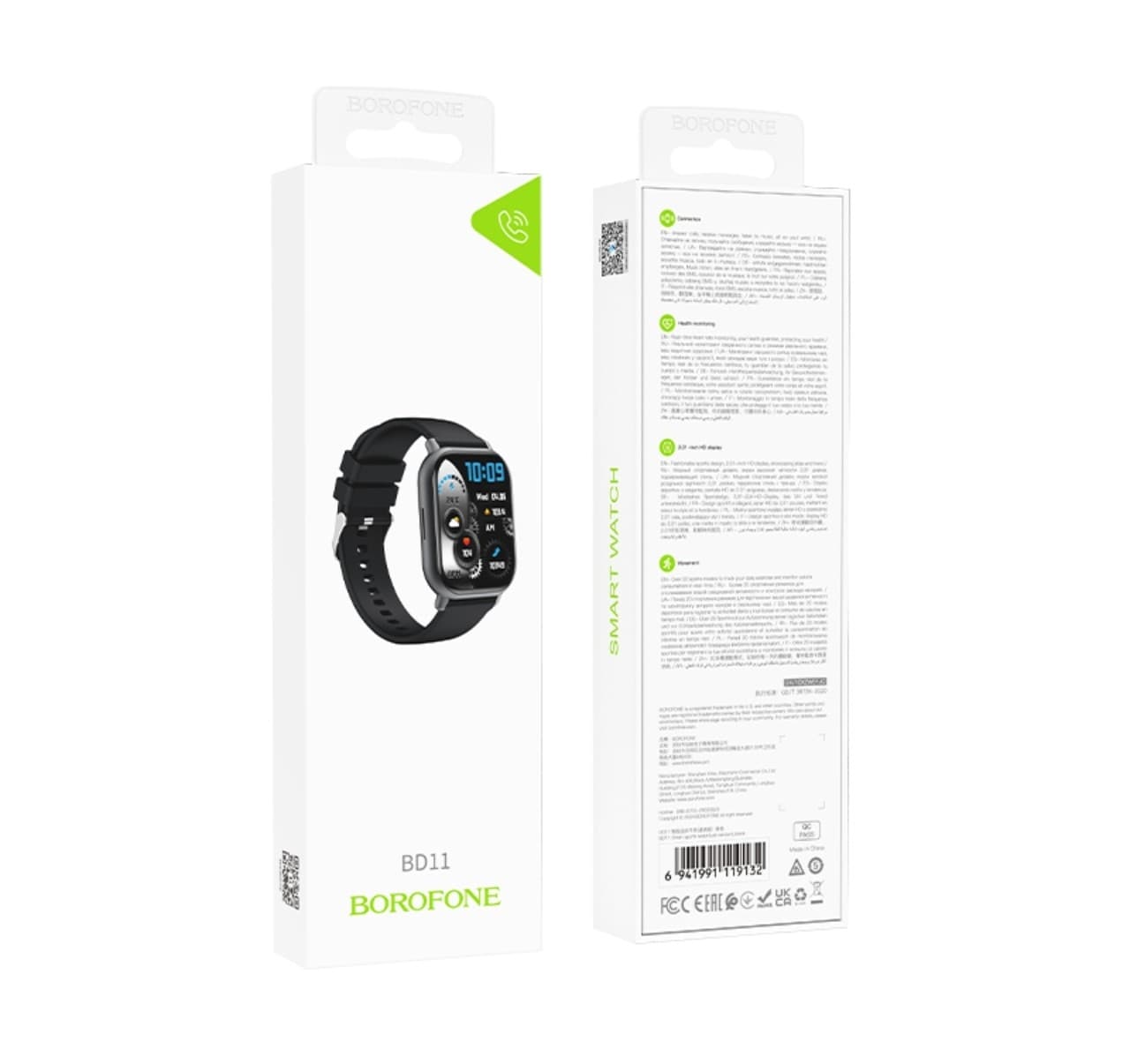 Borofone BD11 Smart Sports Watch Black