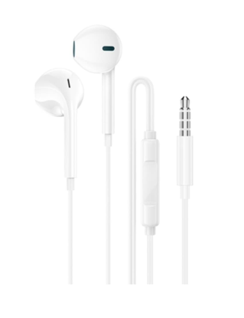 Borofone BM100 Fuente 3.5mm Wired Earphones with Mic White