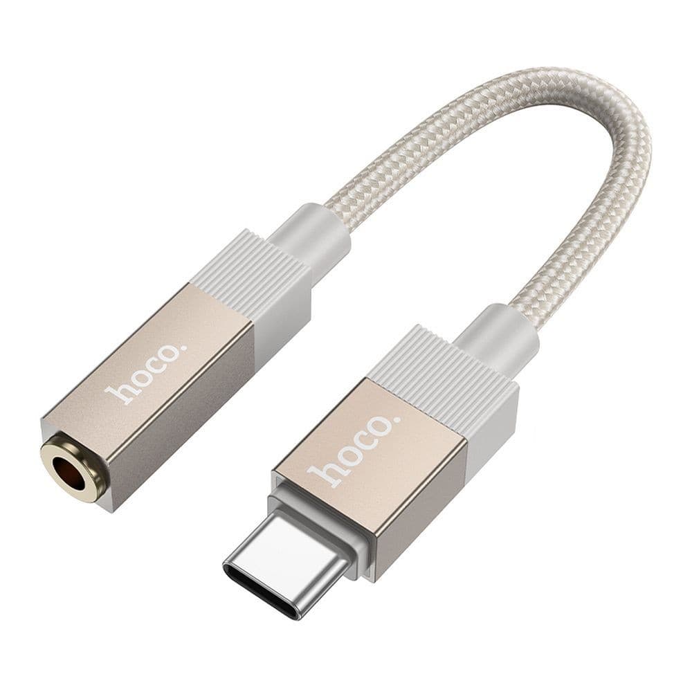 hoco UPA32C Clever USB-C to 3.5mm Female Digital Audio Converter Gold
