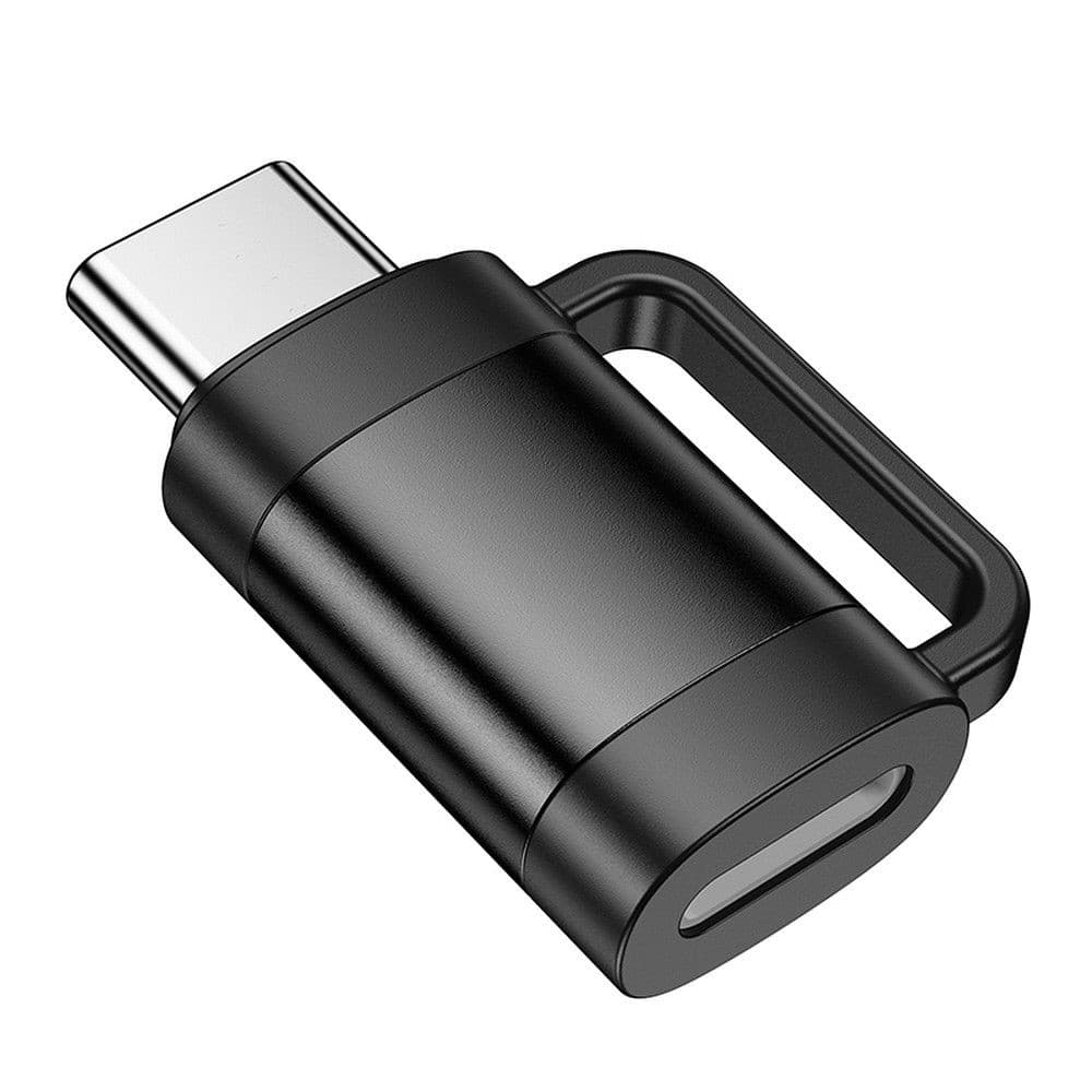 hoco UA31E USB-C Male to Lightning Female Adapter Black