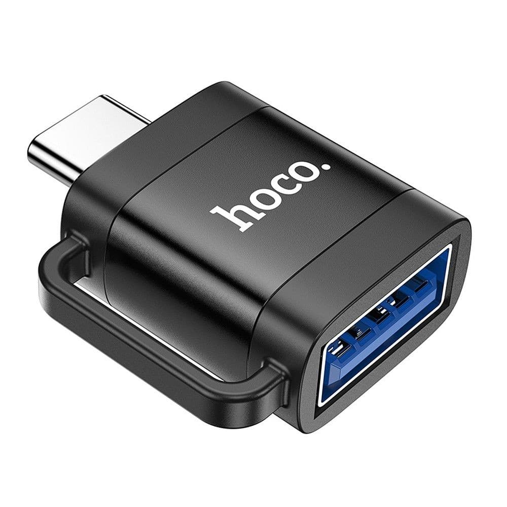 hoco UA31C USB-C Male to USB-A Female OTG Adapter USB 3.0 Black