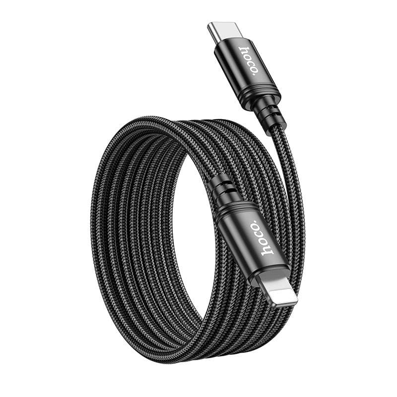 hoco X89 Wind PD27W USB-C to Lightning Charging Data Cable 2m Black