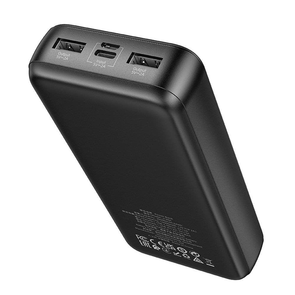 hoco J128A Powerful Large Capacity Power Bank 20000mAh Black
