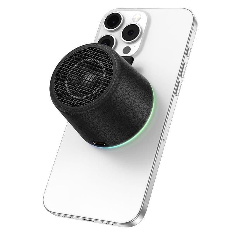 hoco HC49 Snap and Go Mini Magnetic Colourful Bluetooth Speaker Black