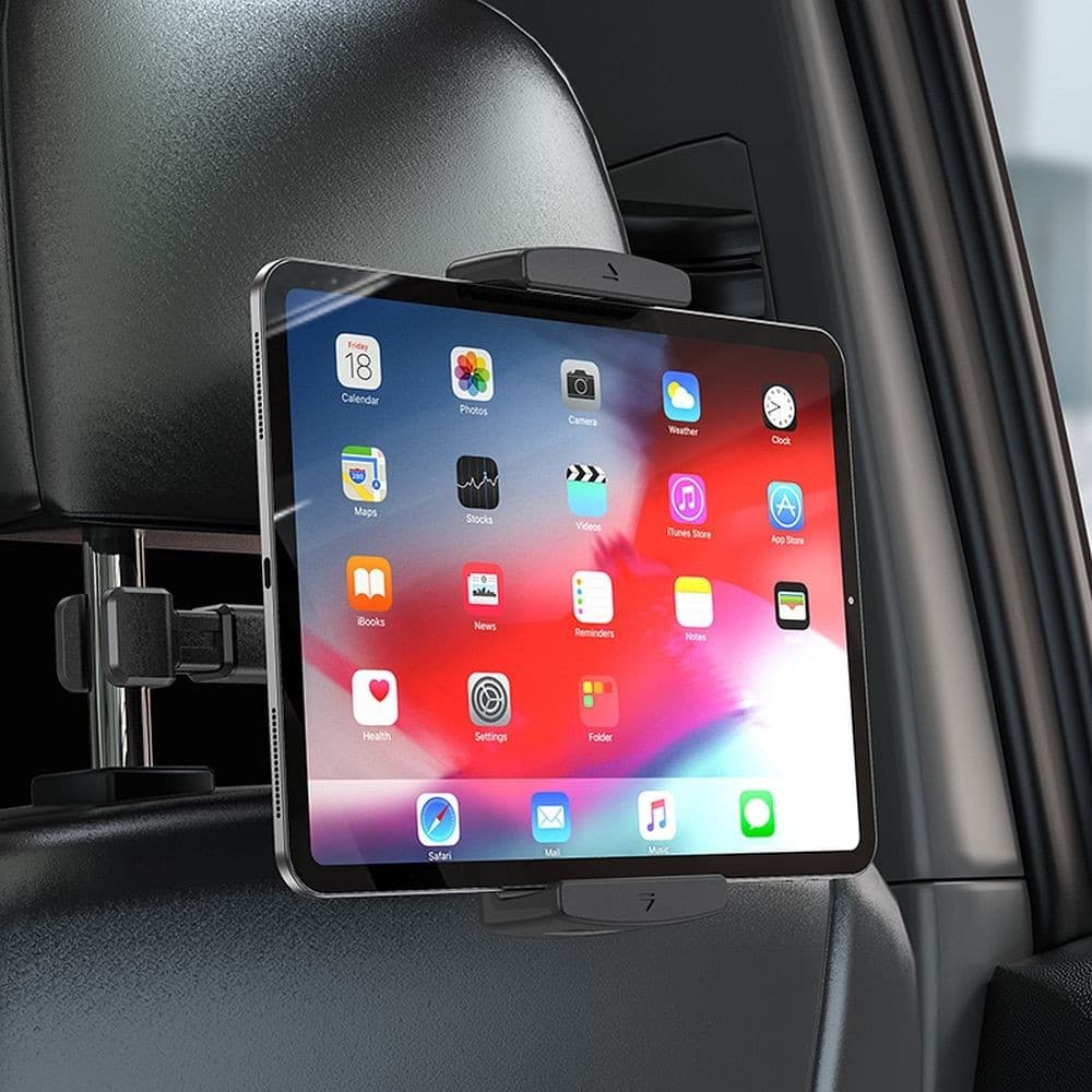 hoco CA121 Prosperity Headrest Car Holder for Tablets Black