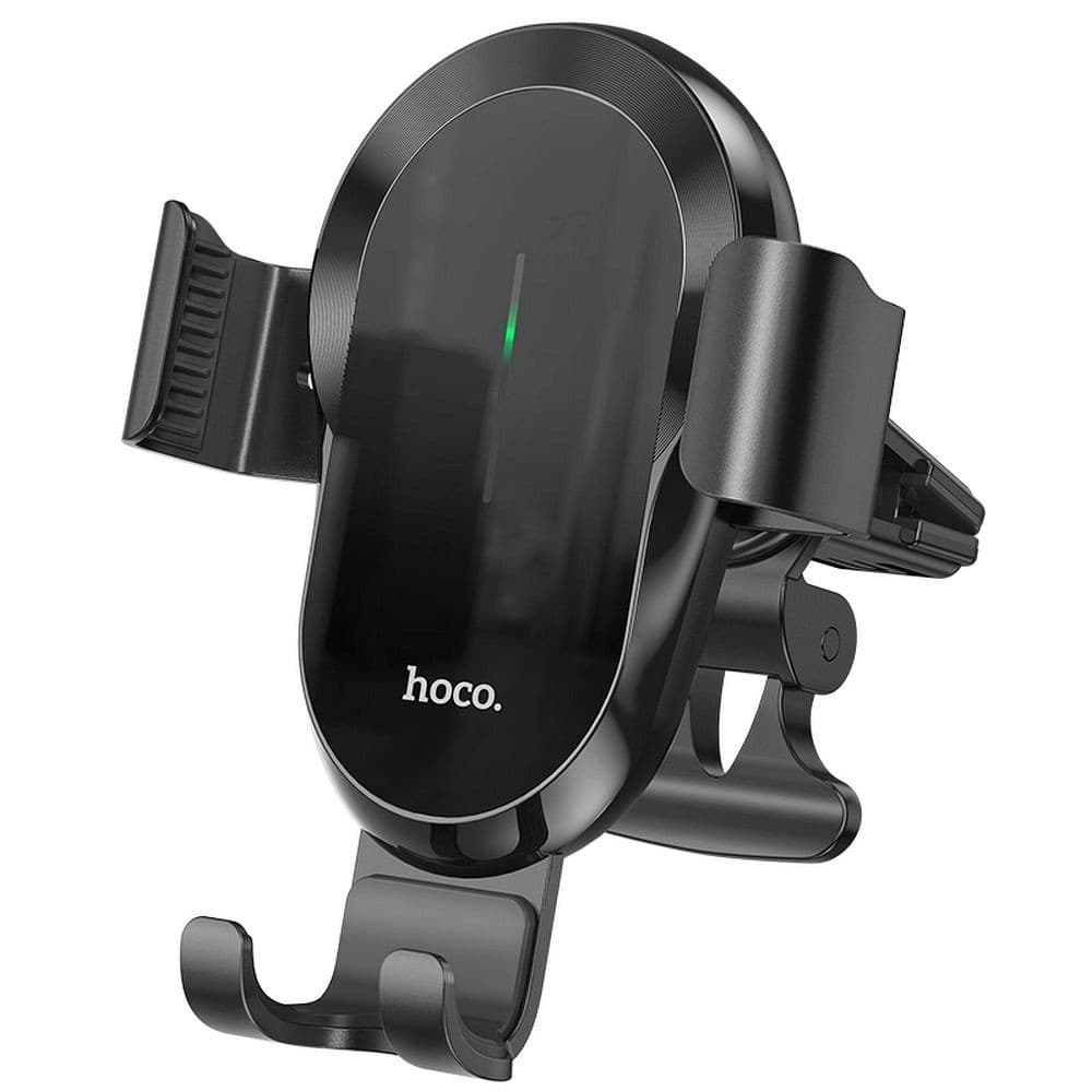 hoco CA105 Guide Three-Axis Linkage Wireless Charging Car Holder Black