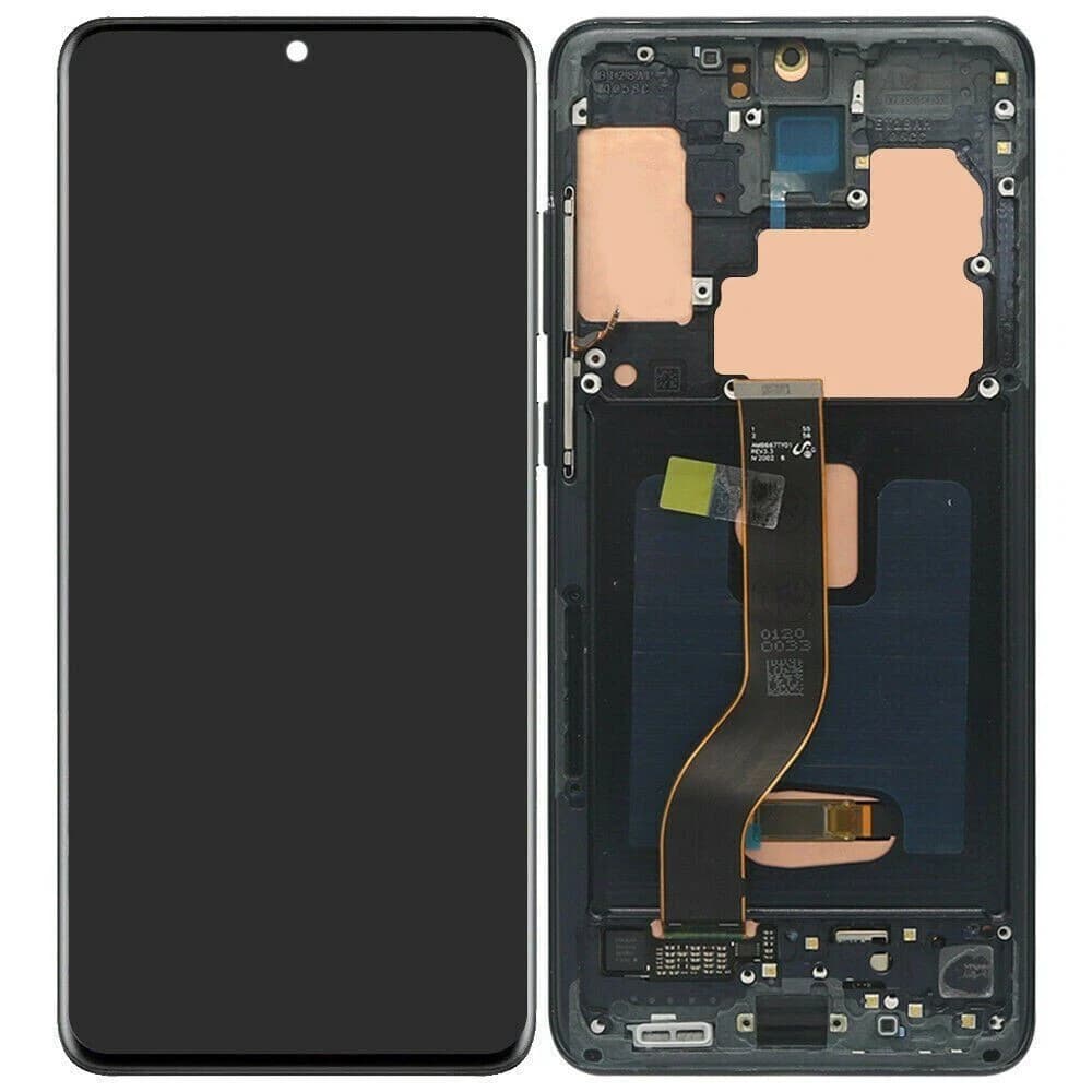 Samsung S20 Plus Black OLED Display LCD with Frame