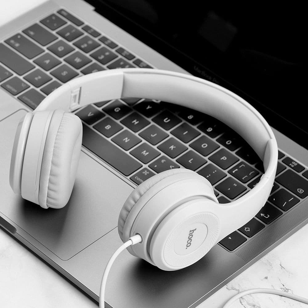 hoco W21 Graceful Charm Wired Headphones with One-Button Remote